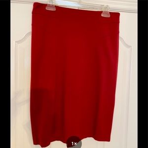 Ponte knit skirt